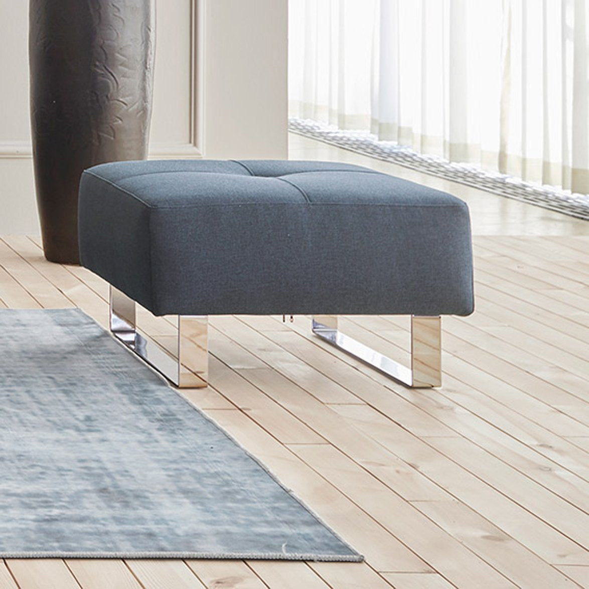 Supremax/Cassius D.E.L. Ottoman by Innovation, showing supremax/cassius d.e.l. ottoman in live shot.