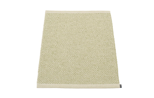 Svea Metallic Olive & Seagrass Runner Rug by Pappelina - 24