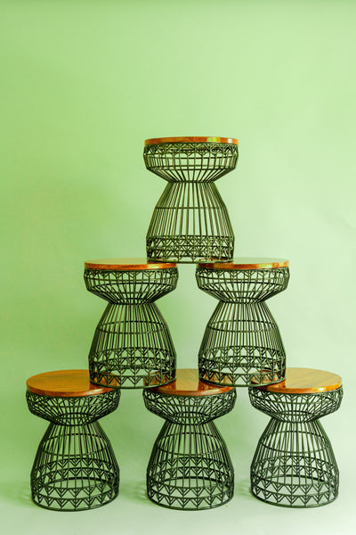 Sweet Stool by Bend, showing sweet stools in live shot.