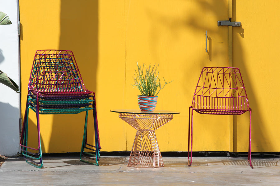 Switch Stool/Table by Bend, showing switch stool/table in live shot.