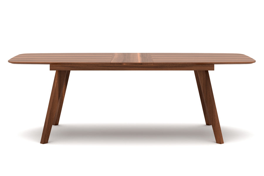 Sword Extendable Dining Table by SohoConcept, showing front view of extendable dining table.