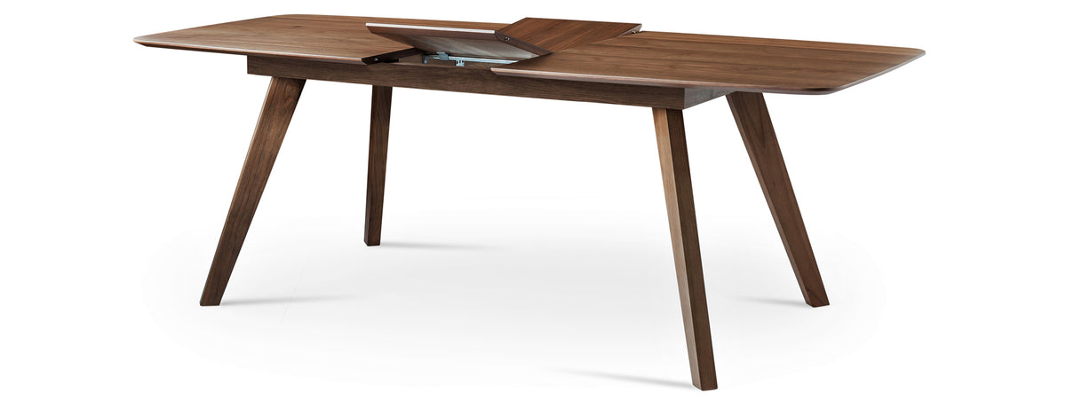 Sword Extendable Dining Table by SohoConcept, showing angle view of extendable dining table (open view).