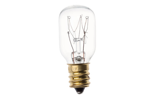 T20 E12 Light Bulb by Nuevo - 10W/Clear Glass Bulb.