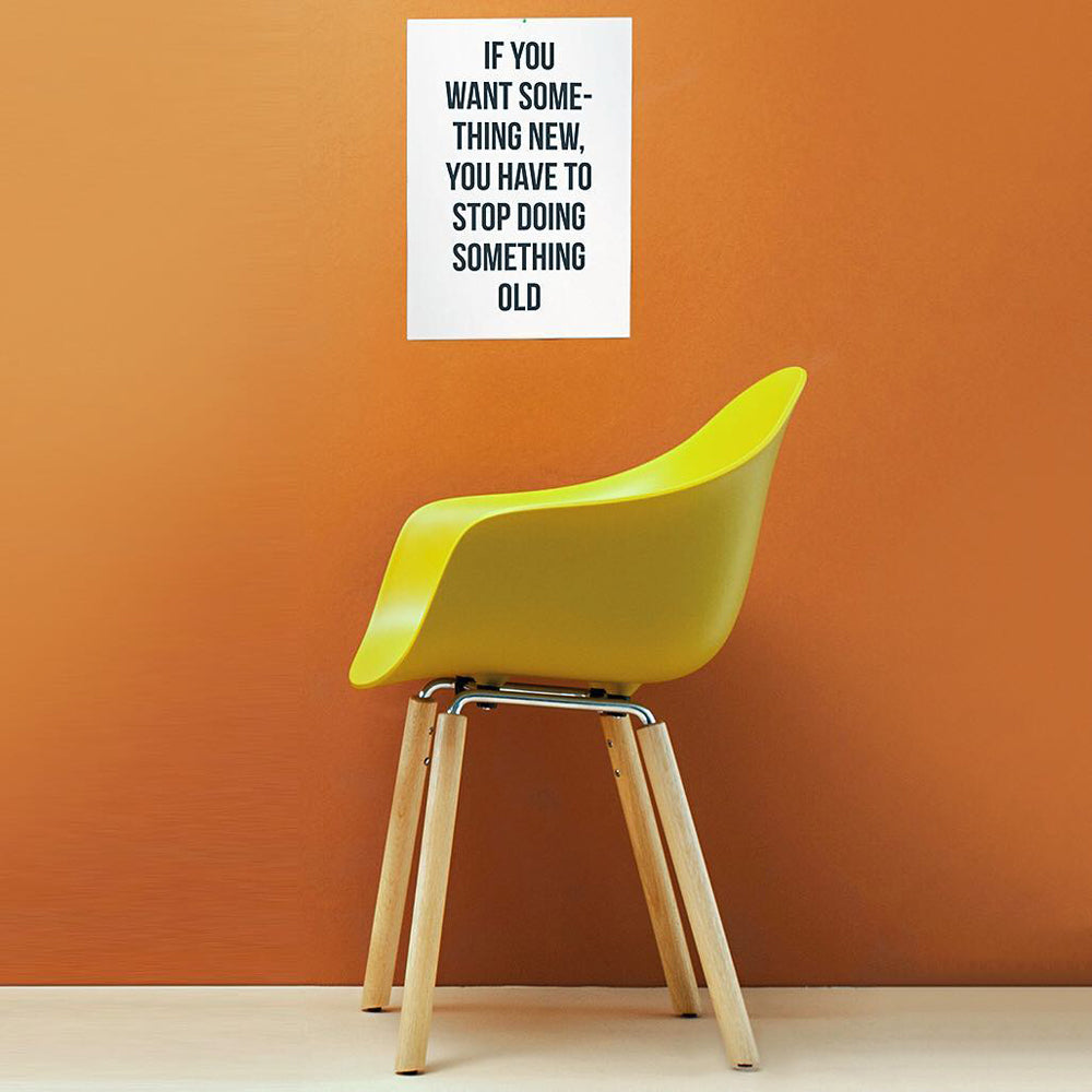 TA Arm Chair Yi Natural Oak Base by Toou, showing ta arm chair yi natural oak base in live shot.