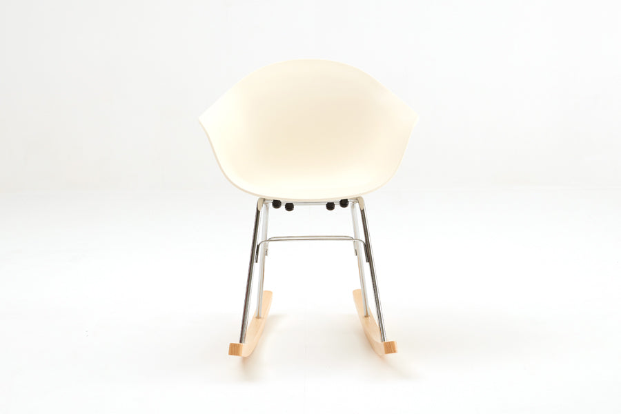 Chrome Base Rocking Chair TA Rocking Chair Chrome & Natural Base – Toou – Viesso