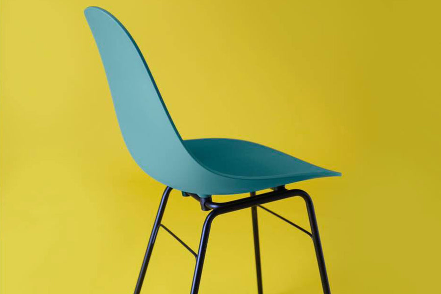 TA Side Chair Er Black Base by Toou, showing ta side chair er black base in live shot.