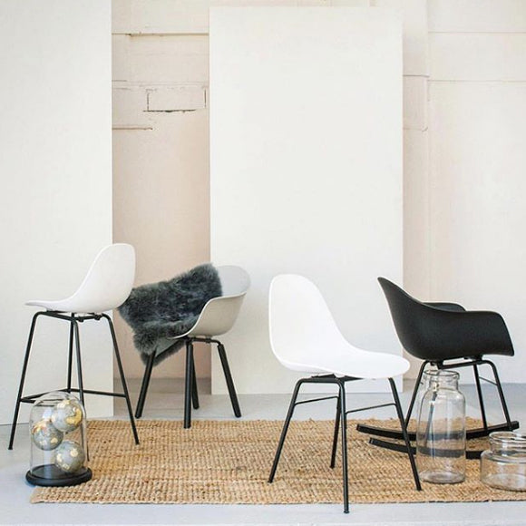 TA Side Chair Er Black Base by Toou, showing ta side chair er black base in live shot.
