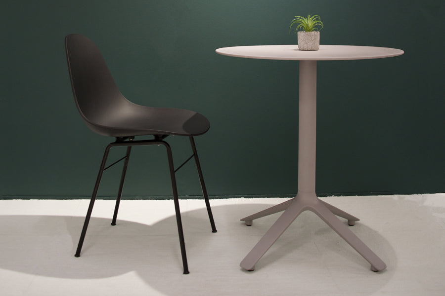 TA Side Chair Er Black Base by Toou, showing ta side chair er black base in live shot.