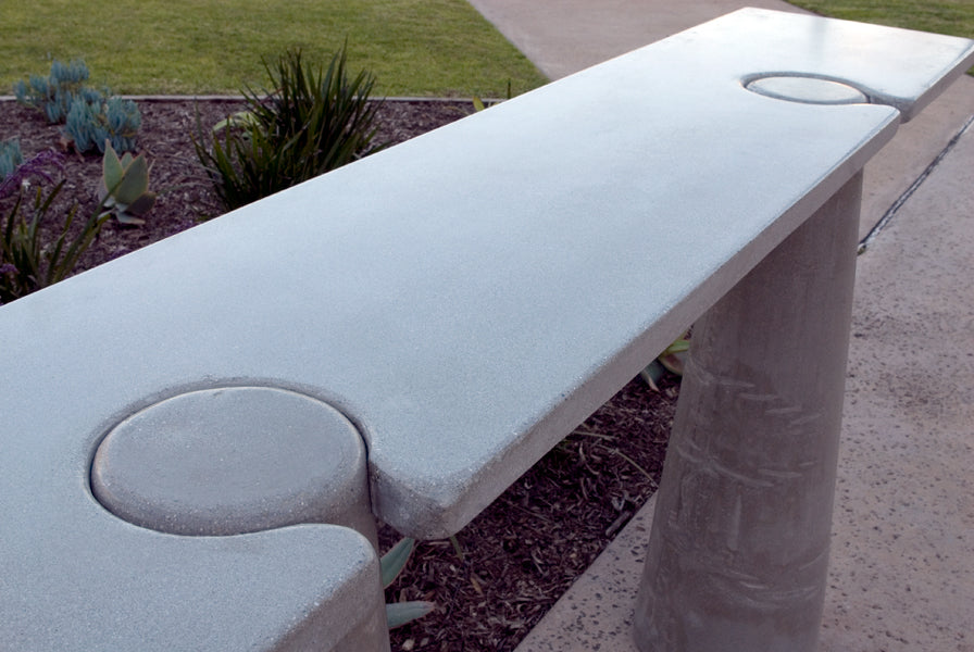 James DeWulf Tall Locking Console Table by DeWulf, closeup of the table top.