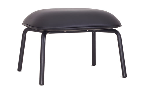 Tasca Ottoman by Toou - Black Eco Leather.