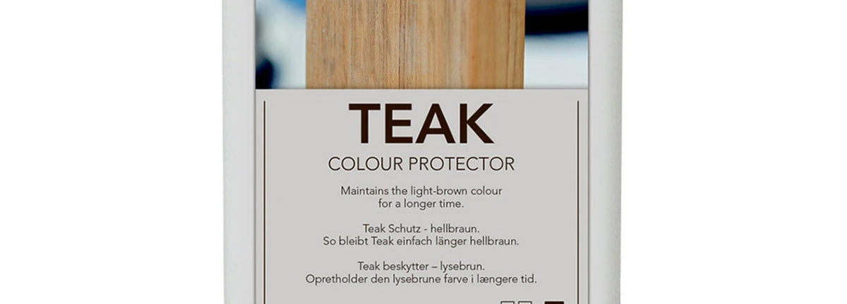 Teak Protector by Cane-Line, showing closeup view of teak protector.