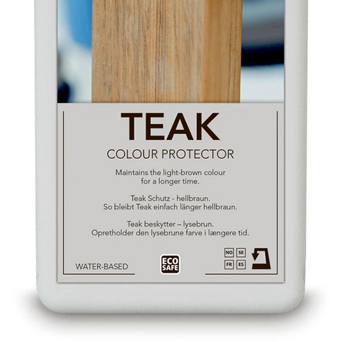 Teak Protector by Cane-Line, showing closeup view of teak protector.