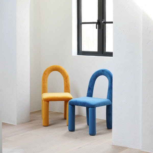 Temi Dining/Side Chair by Sun at Six, showing temi dining/side chairs in live shot.