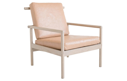 Ten Chair by Sun at Six - Nude Wood + Natural Leather.