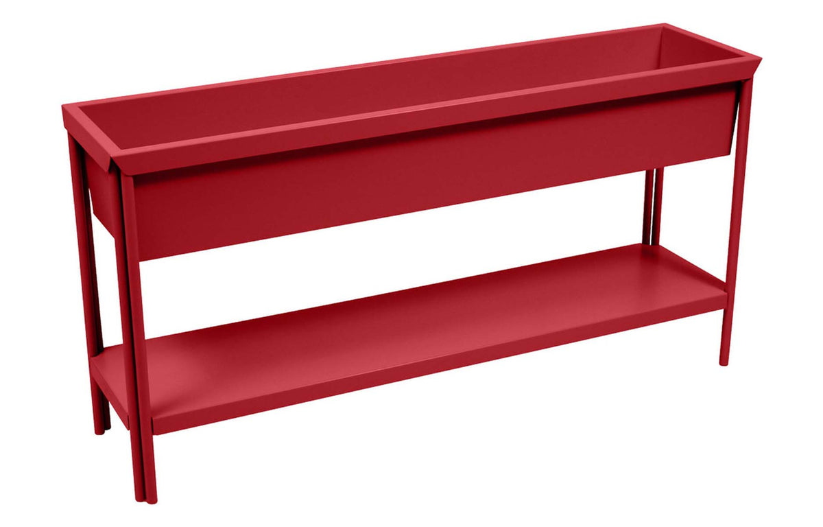 Terrazza Planter by Fermob - Medium, Poppy Red.