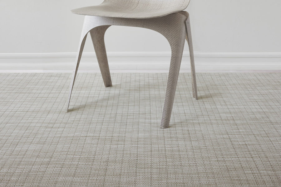 Thatch Woven Floor Mat by Chilewich, showing thatch woven floor mat in live shot.