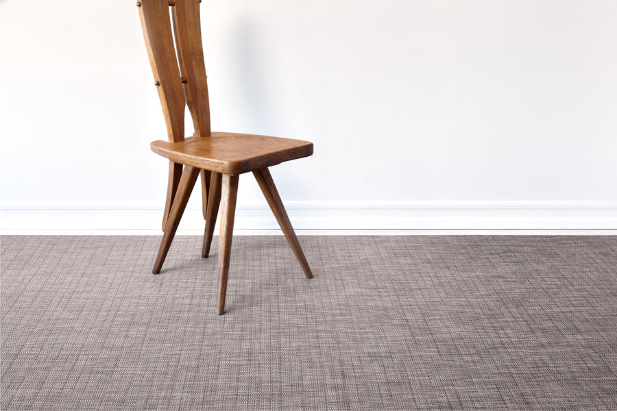 Thatch Woven Floor Mat by Chilewich, showing thatch woven floor mat in live shot.
