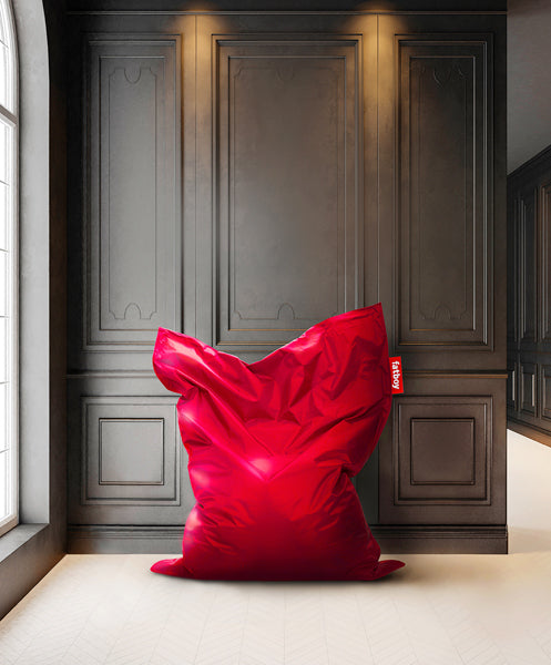 The Original Bean Bag by Fatboy, showing the original bean bag in live shot.