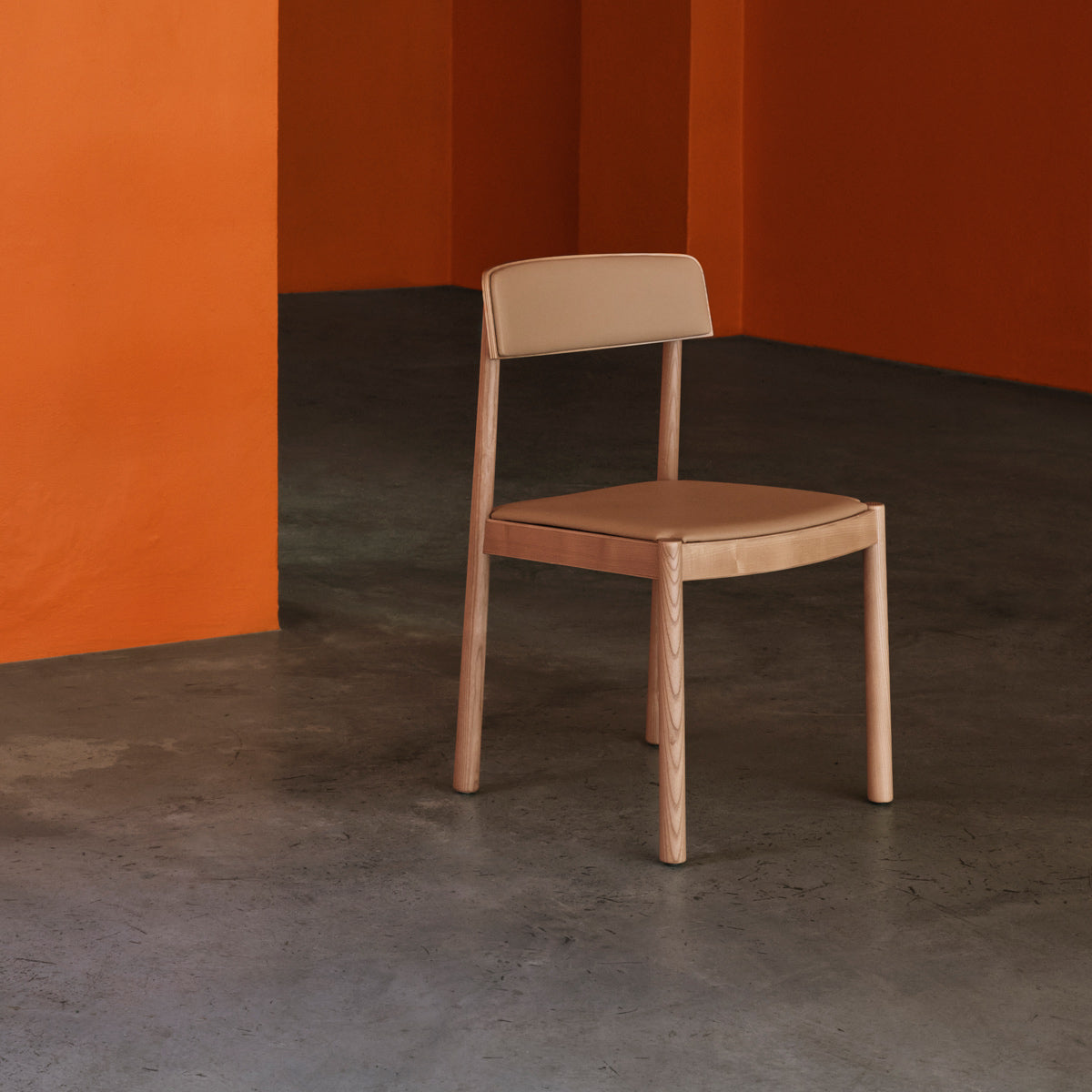 Timb Chair by Normann Copenhagen, showing timb chair in live shot.