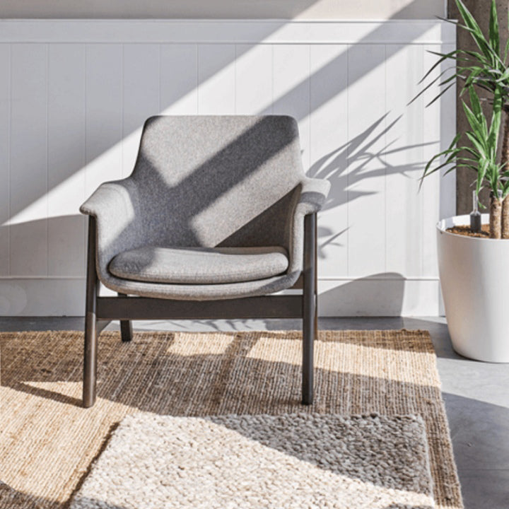 To Be Wood Lounge Chair by B&T, showing to be wood lounge chair in live shot.