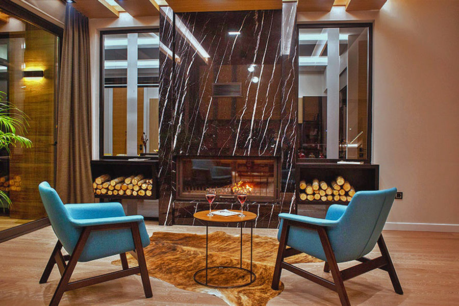 To Be Wood Lounge Chair by B&T, showing to be wood lounge chairs in live shot.