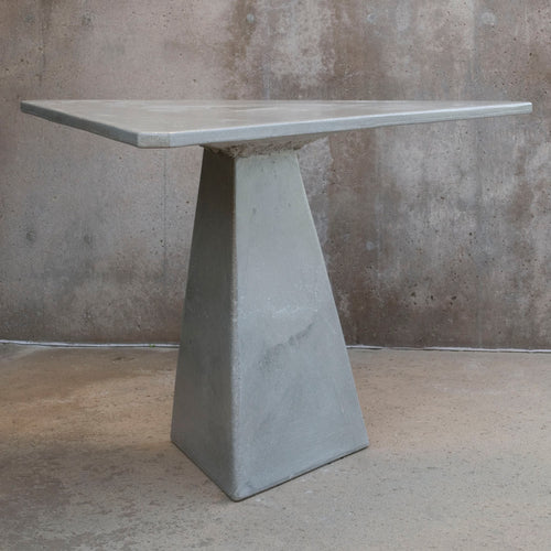 James De Wulf Triangular Locking Dining Table by De Wulf, showing triangular locking dining table in live shot.