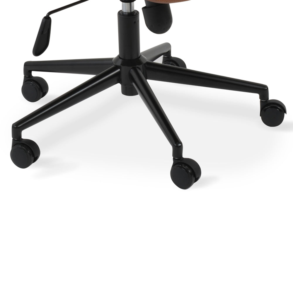 Tribeca Office Arm Chair by SohoConcept, showing two closeup view of tribeca office arm chair.