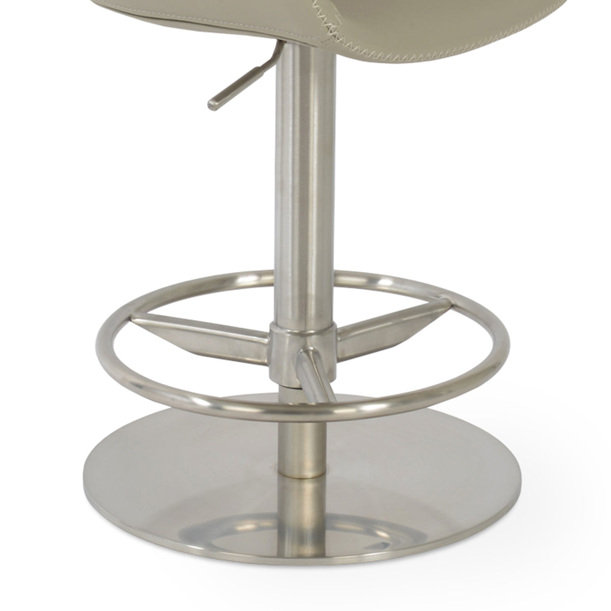 Tribeca Piston Stool by SohoConcept, showing closeup view of piston stool.