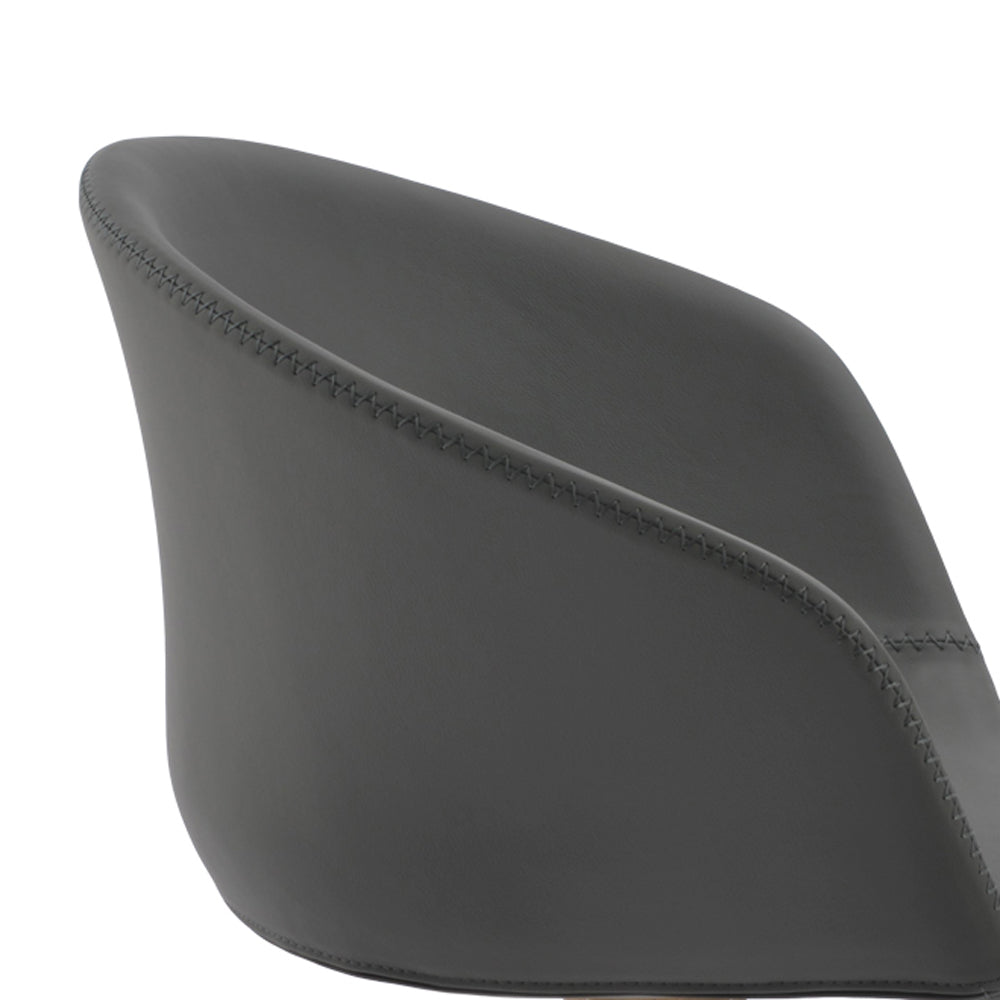 Tribeca Sword Dining Arm Chair by SohoConcept, showing closeup view of sword dining arm chair.