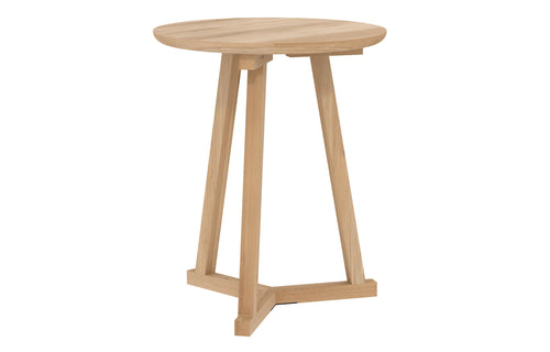 Tripod Side Table by Ethnicraft - Oak Wood.