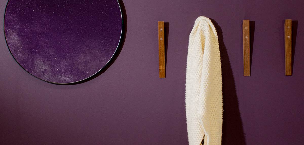 Book Hook by Tronk Design, showing book hook in live shot.