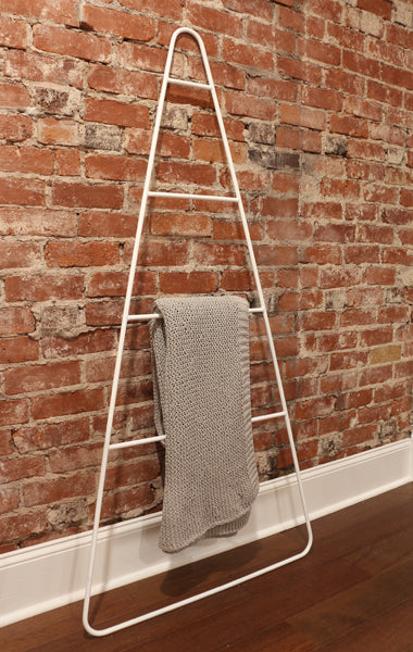 Artie Blanket Ladder by Tronk Design, showing artie blanket ladder in live shot.