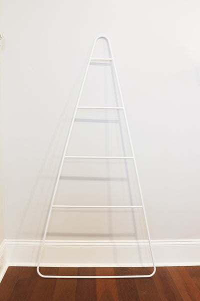 Artie Blanket Ladder by Tronk Design, showing artie blanket ladder in live shot.