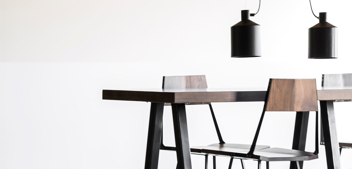 Clarkester Stool by Tronk Design, showing closeup view of clarkester stools in live shot.