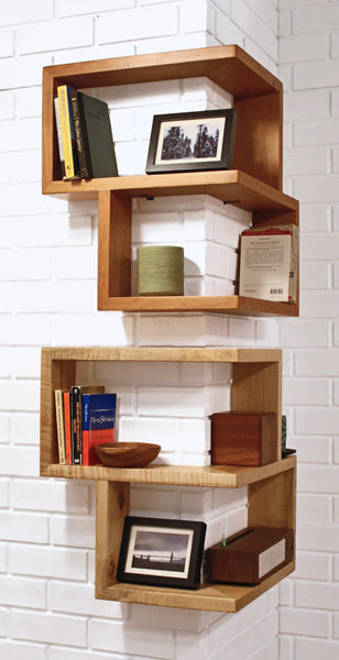 Franklin Shelf by Tronk Design, showing franklin shelf in live shot.
