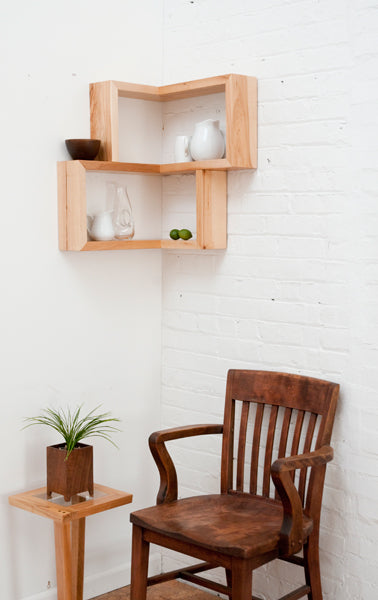 Franklin Shelf by Tronk Design, showing franklin shelf in live shot.