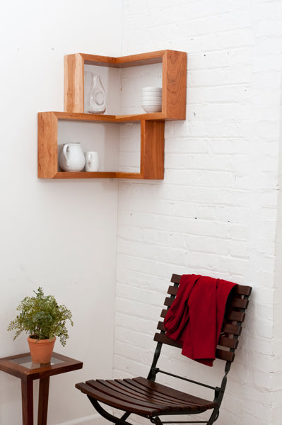 Franklin Shelf by Tronk Design, showing franklin shelf in live shot.