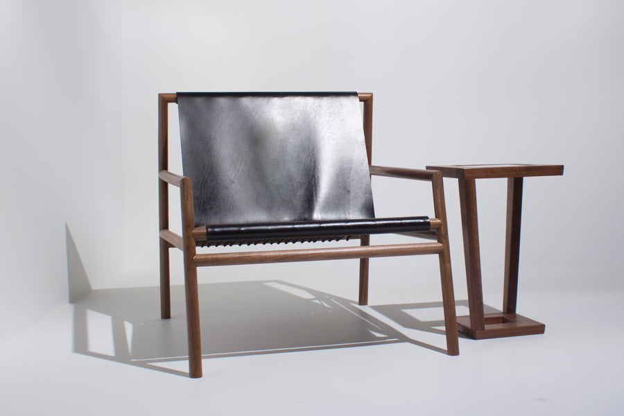 Gallagher Lounge Chair by Tronk Design, showing gallagher lounge chair in live shot.