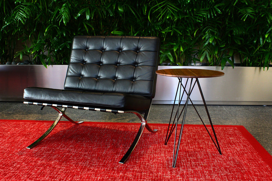 Hudson Side Table by Tronk Design, showing hudson side table in live shot.