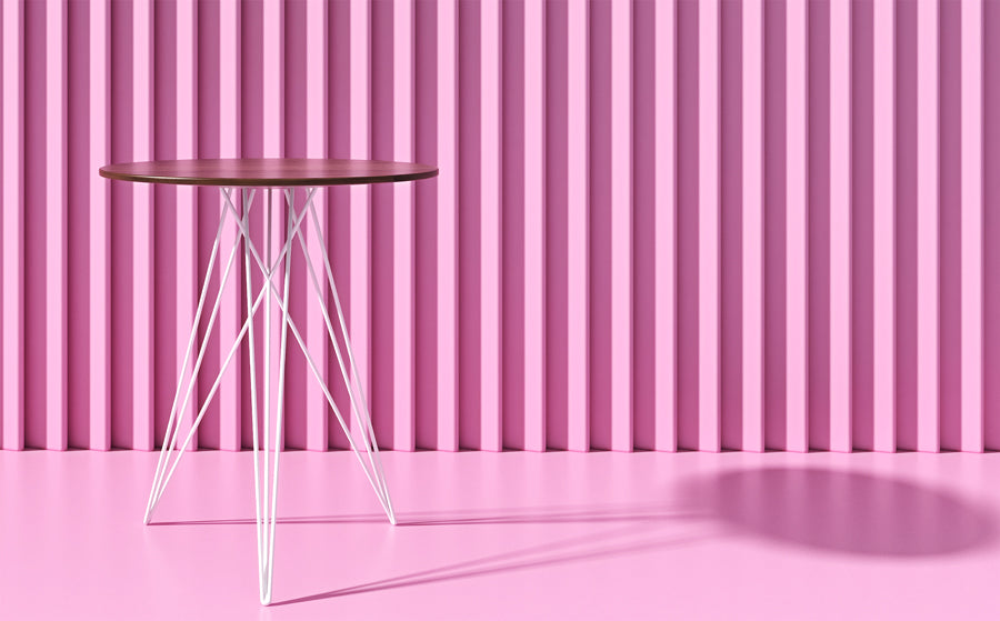 Hudson Side Table by Tronk Design, showing hudson side table in live shot.