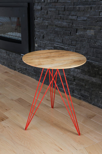 Hudson Side Table by Tronk Design, showing hudson side table in live shot.