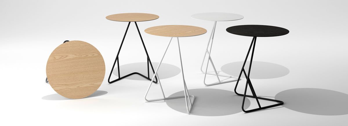 James End Table by Tronk Design, showing james end table in live shot.