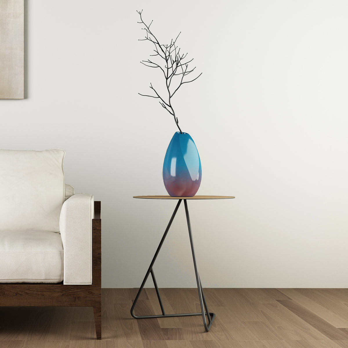 James End Table by Tronk Design, showing james end table in live shot.