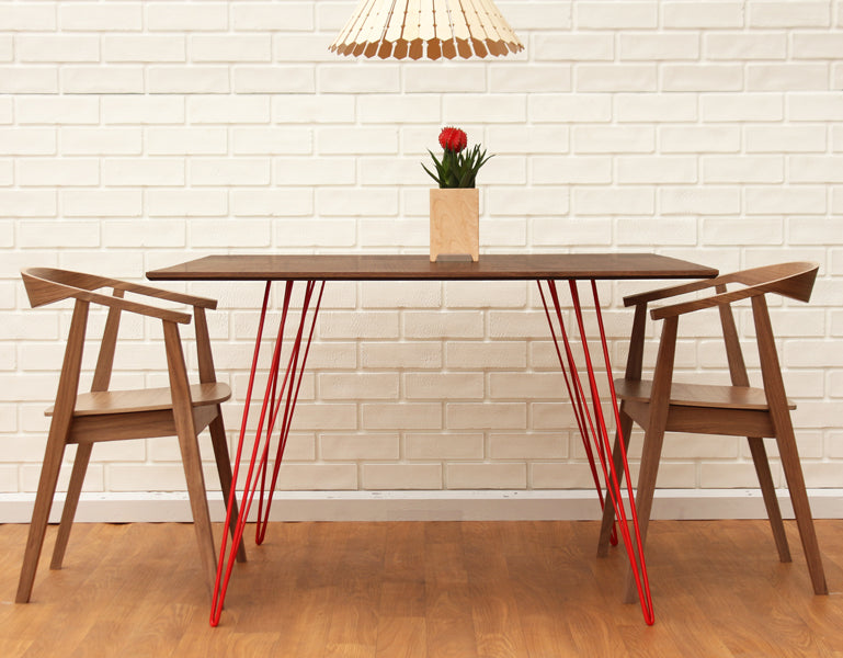 Williams Square Dining Table by Tronk Design, showing williams square dining table in live shot.