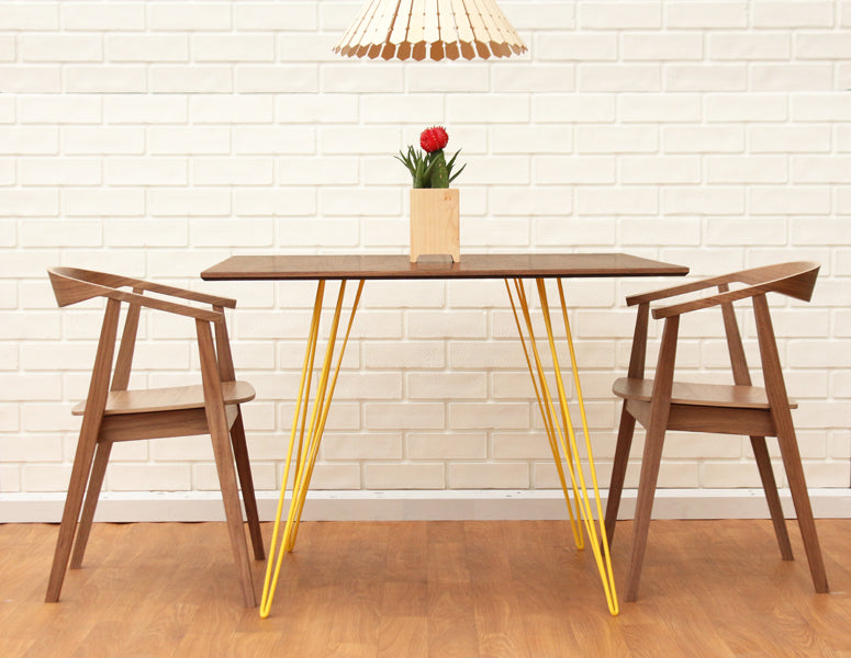 Williams Square Dining Table by Tronk Design, showing williams square dining table in live shot.