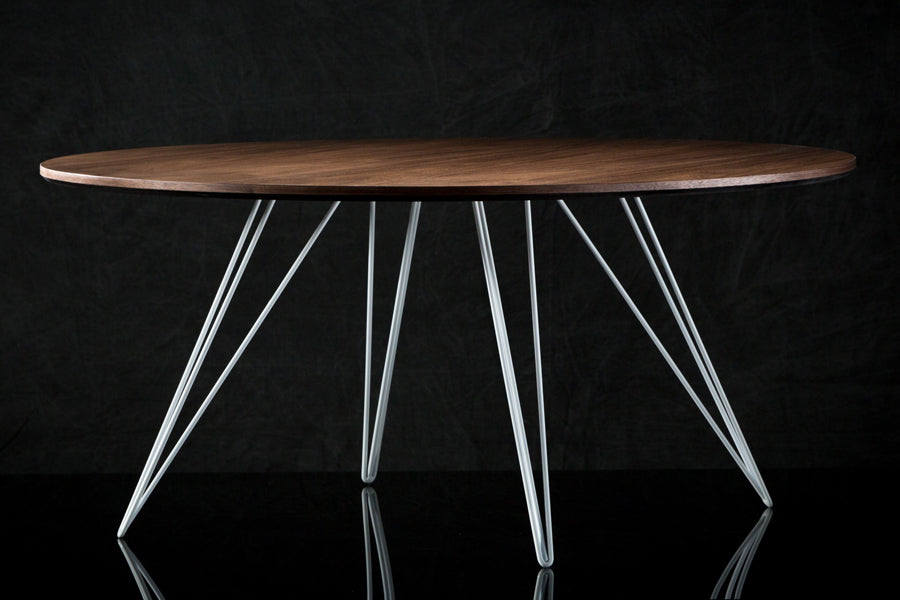 Williams Round Coffee Table by Tronk Design, showing williams round coffee table in live shot.