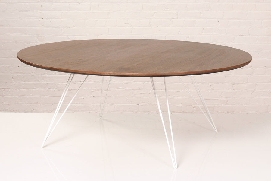 Williams Round Coffee Table by Tronk Design, showing williams round coffee table in live shot.