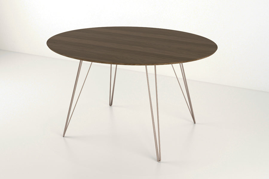 Williams Round Dining Table by Tronk Design, showing williams round dining table in live shot.