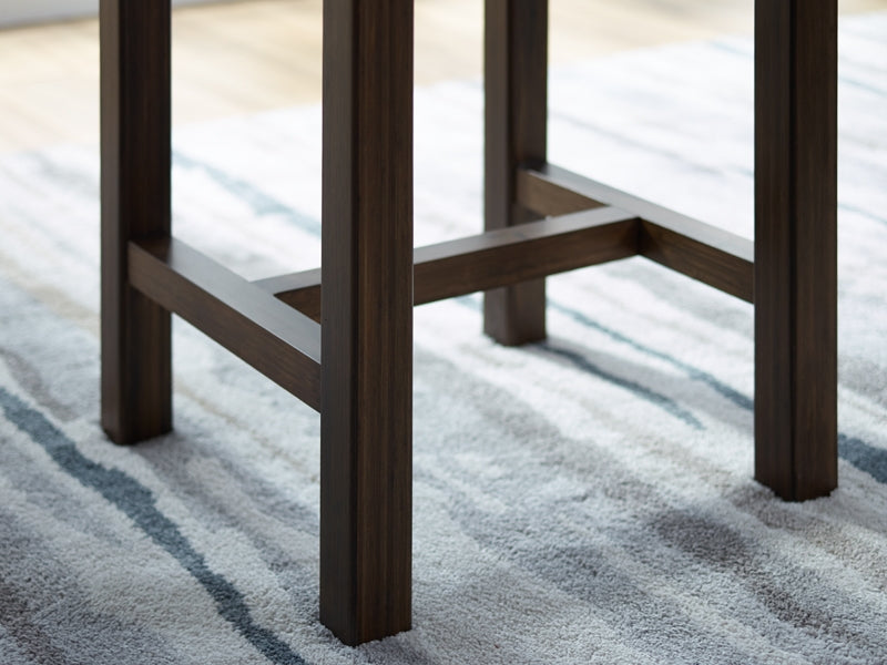 Tulip Stool by Greenington, showing closeup view of tulip stool in live shot.