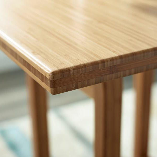 Tulip Table by Greenington, showing closeup view of tulip table in live shot.